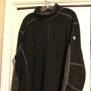 KUHL BORN IN THE MOUNTAINS Long Sleeve Quarter Zip Shirt  Size XL